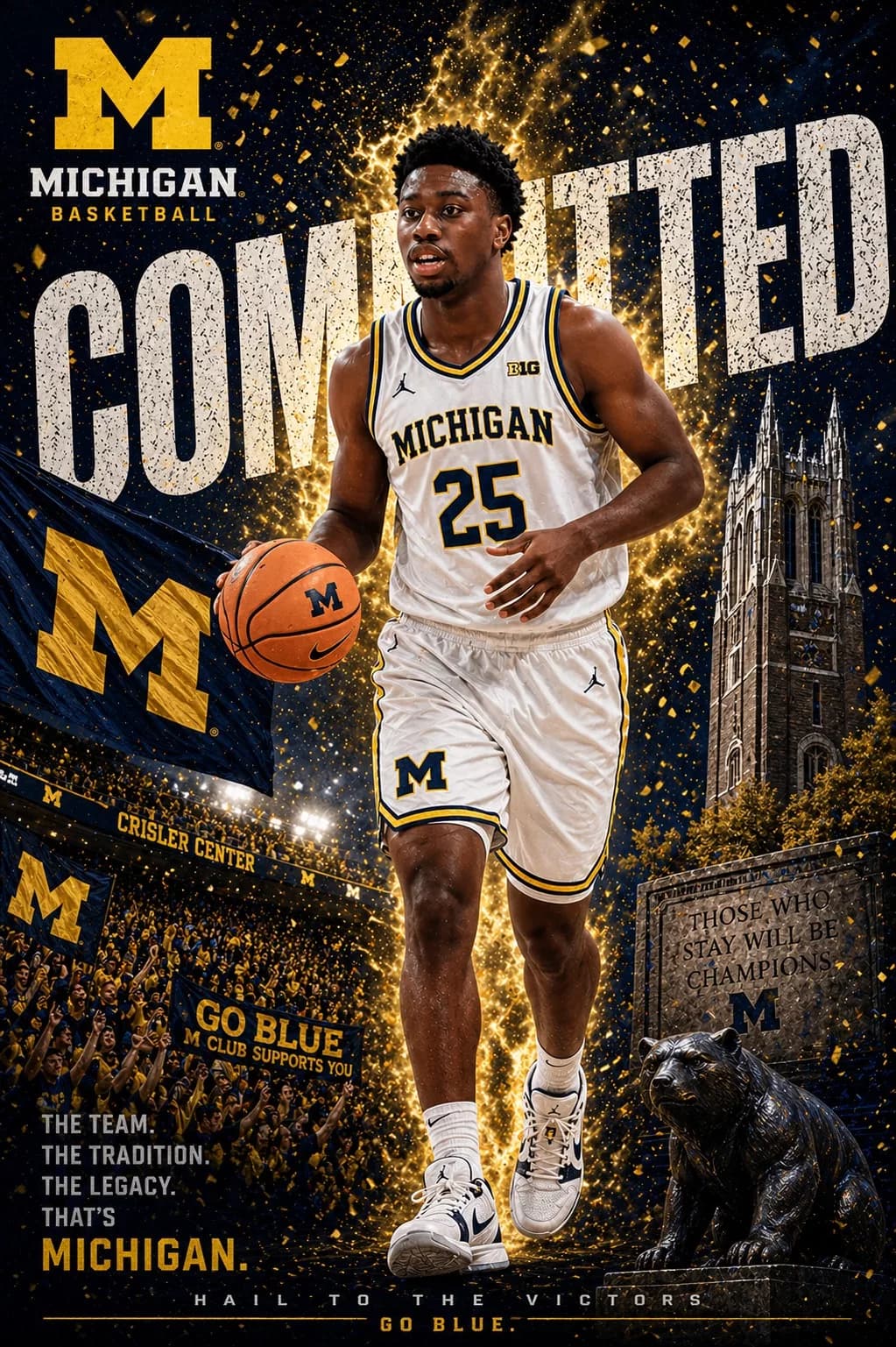 SHOCKER IN COLLEGE BASKETBALL: America’s No. 1 Guard Chooses Michigan Wolverines Over Top Rivals!