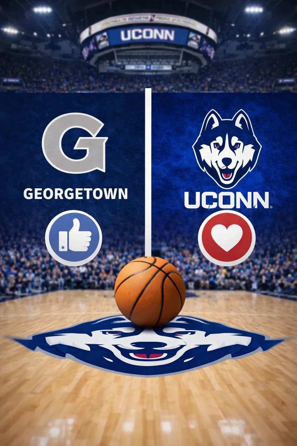 UConn vs. Georgetown Moved to Prime Time: A Historic Rivalry Reignites Under the Bright Lights