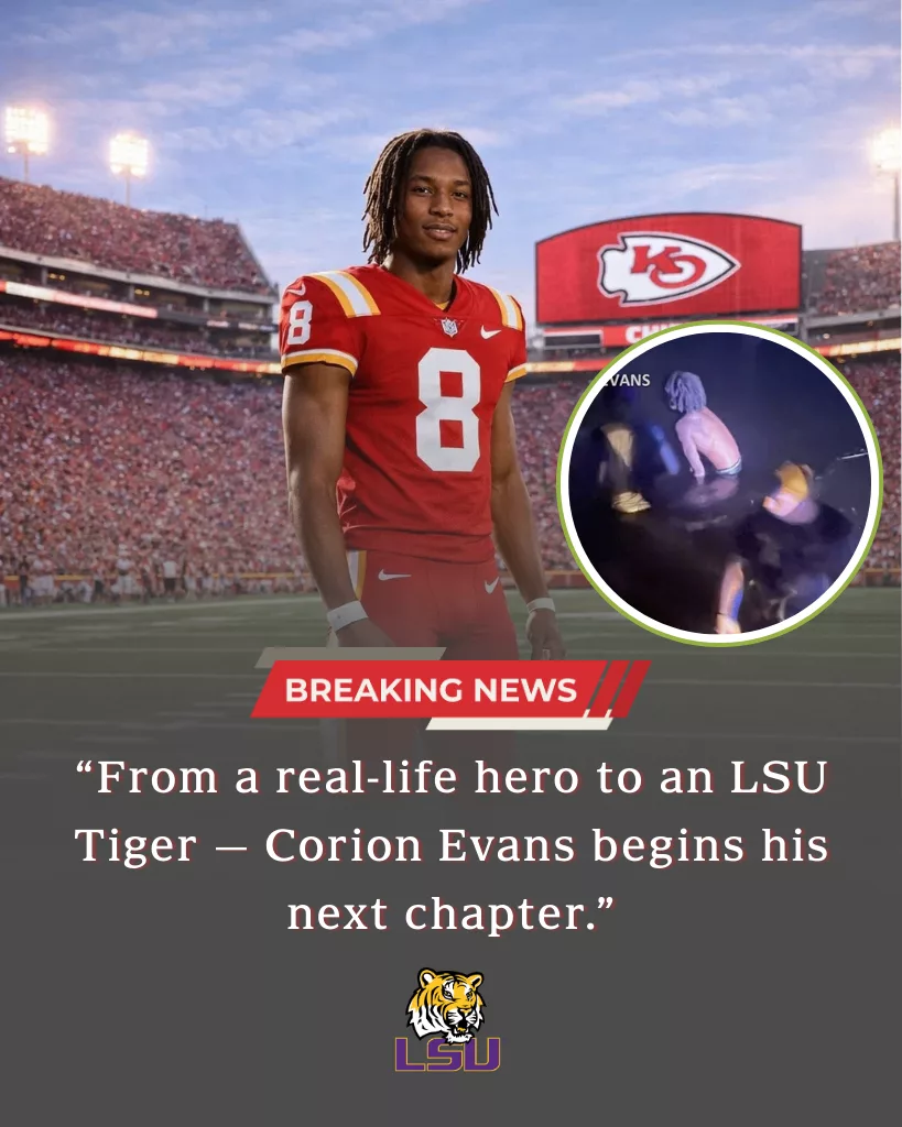 Corion Evans Commits to the Kansas City Chiefs, Bringing Courage, Character, and a Powerful Story to the NFL